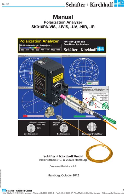 User instructions Polarimeter 